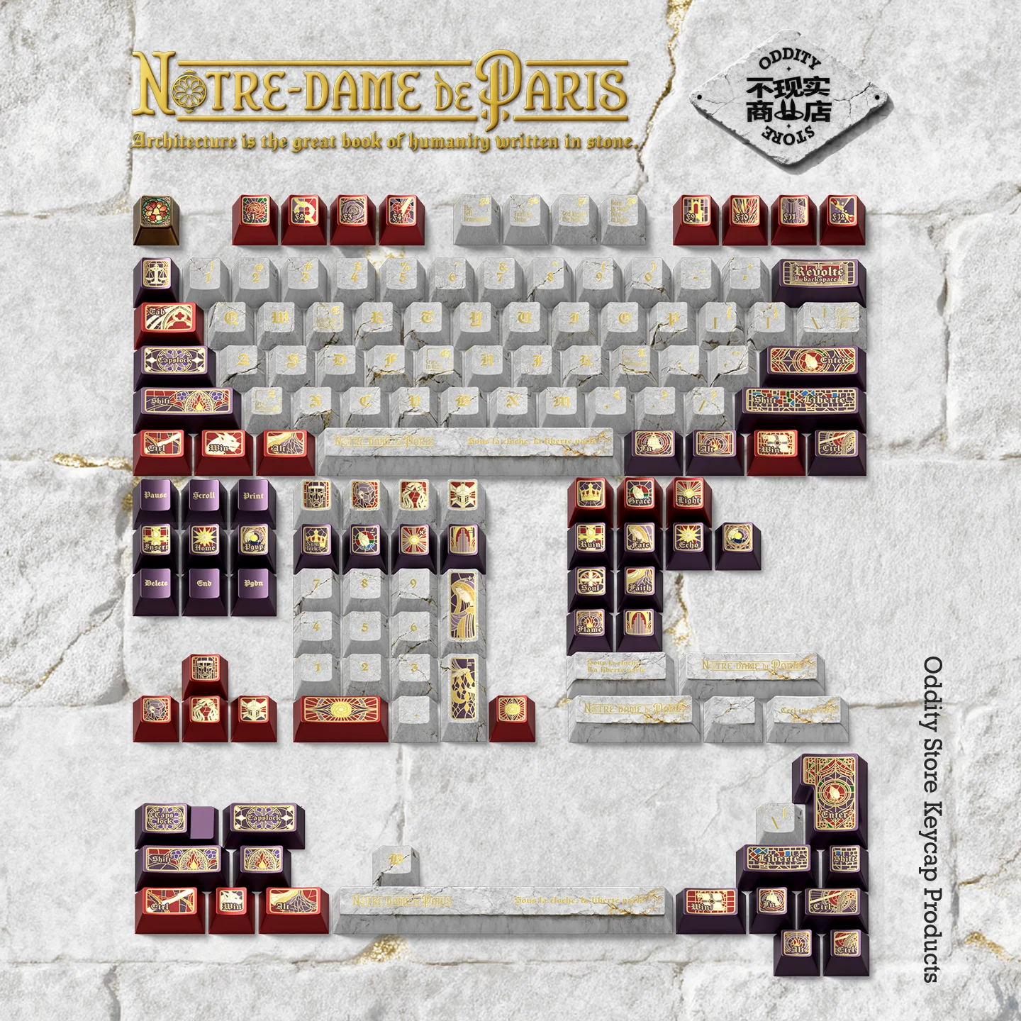Notre-Dame Archive Keycap Set