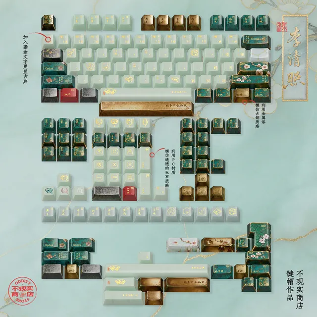 Jinshi Notes Keycap Set 1