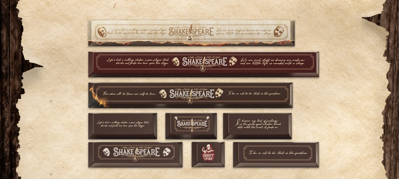 Shakespeare's Ace Keycap Set Product Details 4