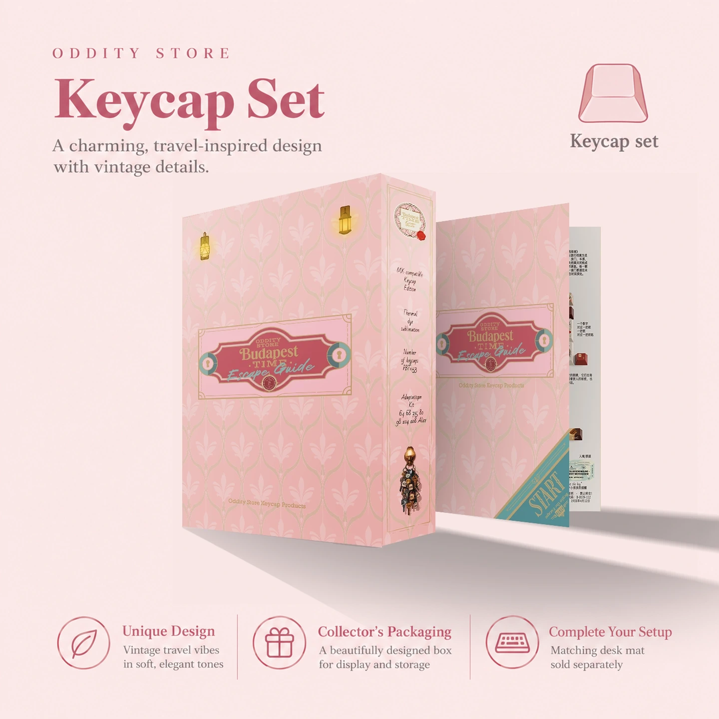 Budapest Time-Escape Guide Keycap Set Product Details 10