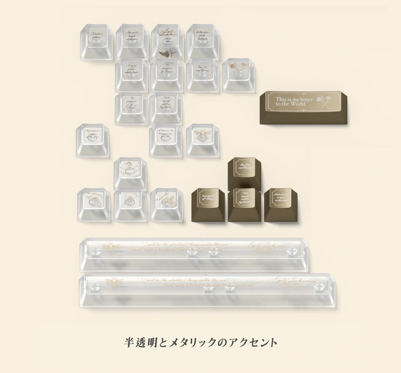 閉ざされた庭園 キーキャップセット 製品詳細 6