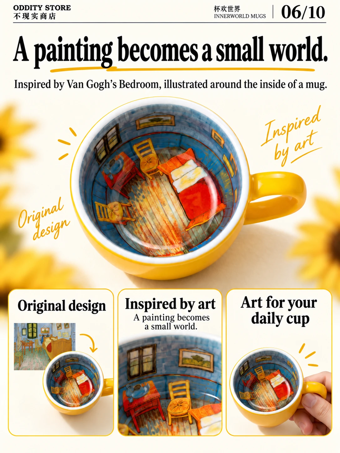 Van Gogh Bedroom Mug Product Details 5
